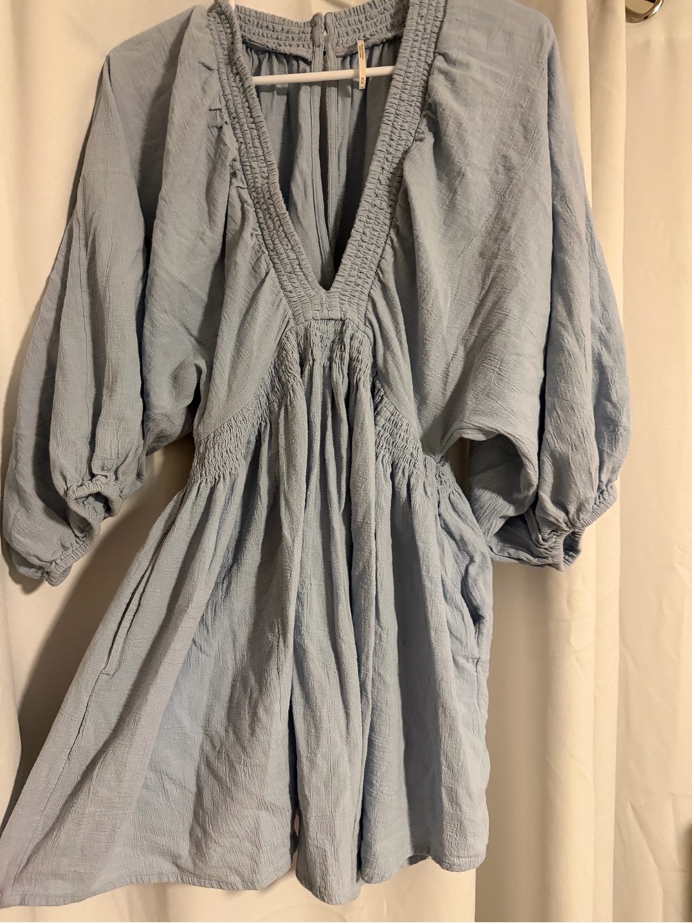 Free People Light Blue Mini Dress